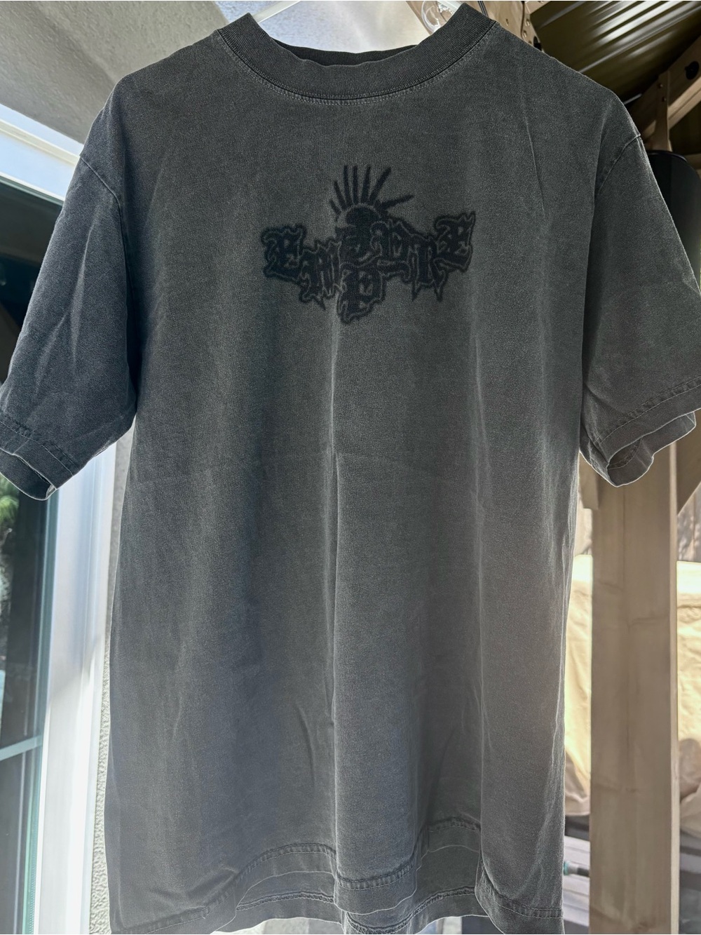 Empyre Washed Black Short Sleeve Graphic Tee